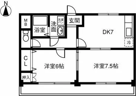 RESURGE23【301号室】の間取り