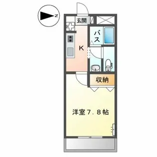 ハイムKYO【2階】の間取り