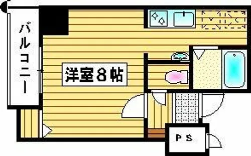 ロイヤル神屋【2階】の間取り