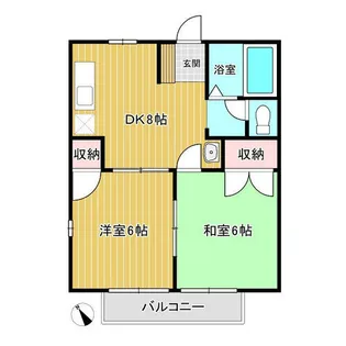 メゾン小林【203号室】の間取り