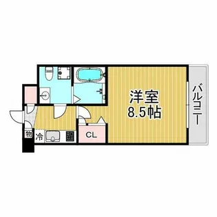 セレニテ甲子園Ⅱ【3階】の間取り