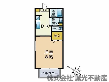 メルベーユ空港前【2階】の間取り