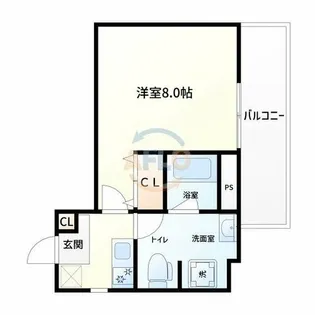 エルプレイス本町【14階】の間取り