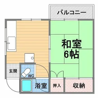三宝マンション【2階】の間取り