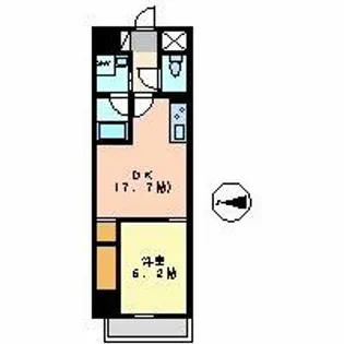 ランドハウスグランドウエスト【3階】の間取り