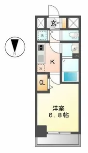 プレサンス上前津グレース【15階】の間取り