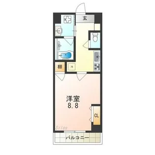 ヒルズ京都東【4階】の間取り