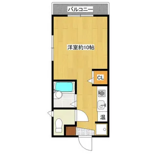 ハミュー吉塚【201号室】の間取り