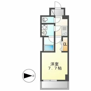 E-city大須【1006号室】の間取り