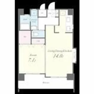 サンスクエア【1001号室】の間取り