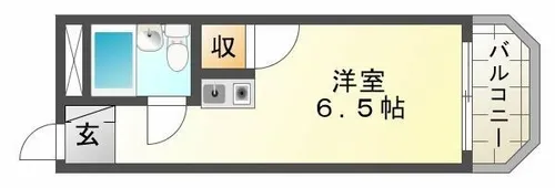 メゾンイレブン【2階】の間取り
