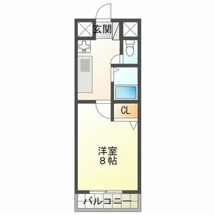 レジデンス妙法寺【3階】の間取り