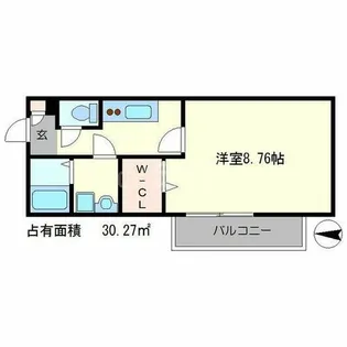 エスポワールI【2階】の間取り