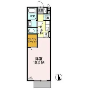 メゾンけやき【1階】の間取り