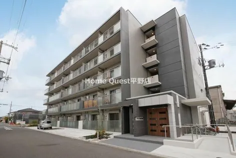 大阪府大阪市東住吉区住道矢田5丁目【マンション】の外観