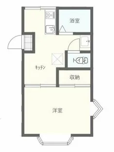 クレストコートNo2【210号室】の間取り