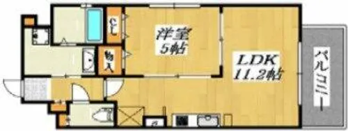 BO BEDRE FUSE【6階】の間取り