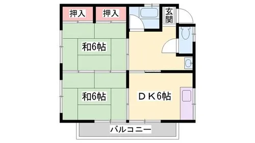 コーポ井上【3F号室】の間取り