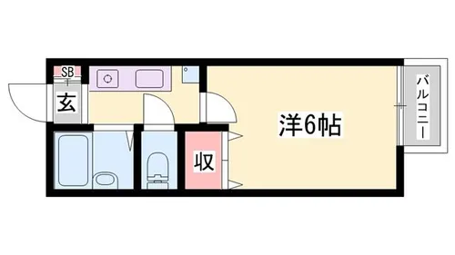 エトランスAISE【205号室】の間取り