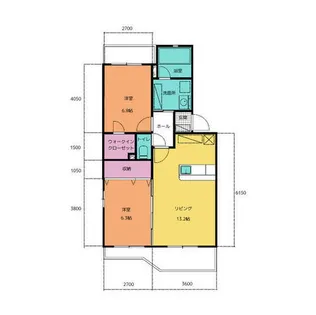 Blossom court【302号室】の間取り