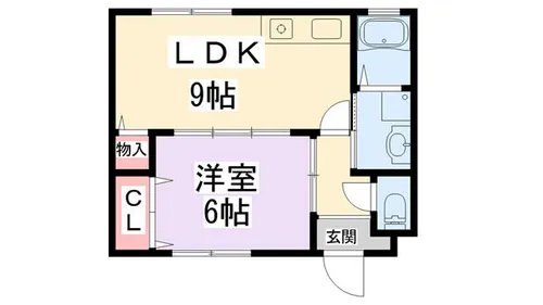 トモエハイツ7号館【203号室】の間取り