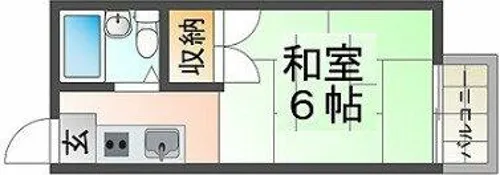 Leeハイム【2階】の間取り