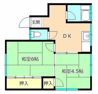 村上文化【1号室】の間取り