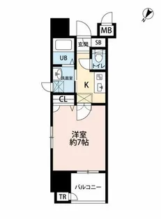 サヴォイテンジンスクワイヤー【9階】の間取り