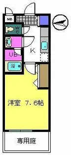 エクセレント浜寺【2階】の間取り