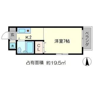 カーサデ下鴨【5階】の間取り