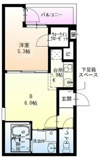 フジパレス東羽衣Ⅱ番館【3階】の間取り