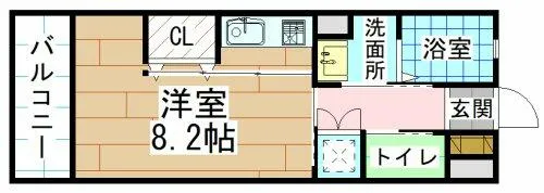 EL CEREZO【4階】の間取り