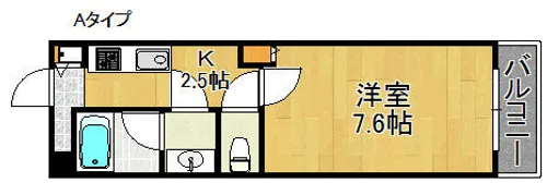 Kアビテ【2階】の間取り