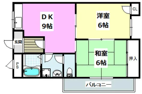 MITSUIマンション【1階】の間取り