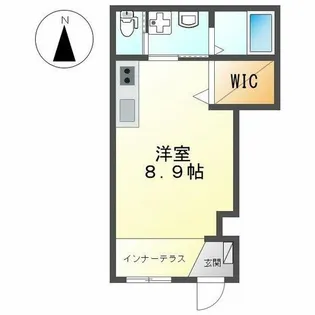 パークコート【101号室】の間取り