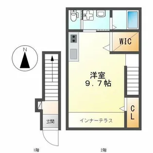 パークコート【201号室】の間取り