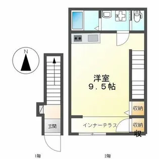 パークコート【201号室】の間取り