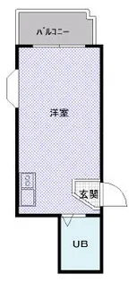 パーソナル13番館【1階】の間取り