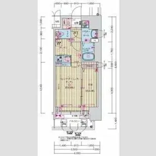 プレサンス今池駅前フェルディノ【3階】の間取り