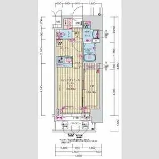 プレサンス今池駅前フェルディノ【3階】の間取り