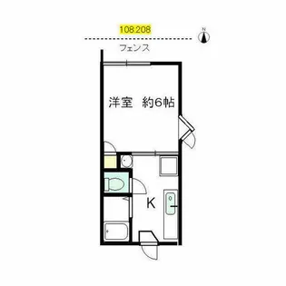 1Kの間取り画像