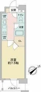 ベルファース川原通【9階】の間取り