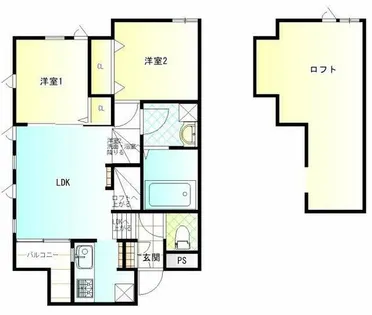 CB博多南フクシア【2階】の間取り