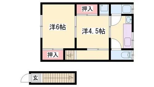 ルミナス土山【2階】の間取り