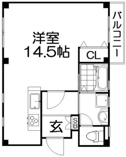 シャンテー私部【3階】の間取り