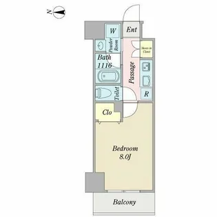 プロシード金山3【2階】の間取り