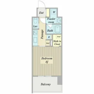 メルカーサ泉【8階】の間取り