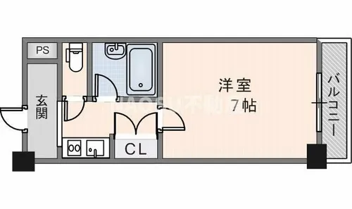 アネックス木の国【503号室】の間取り