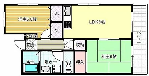メゾン高橋【1階】の間取り
