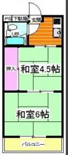大日パレス【405号室】の間取り